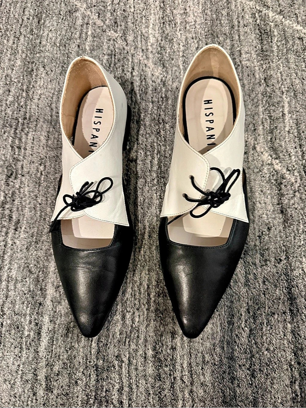 Hispanitas Color Block Lace-Up Flats EU 40